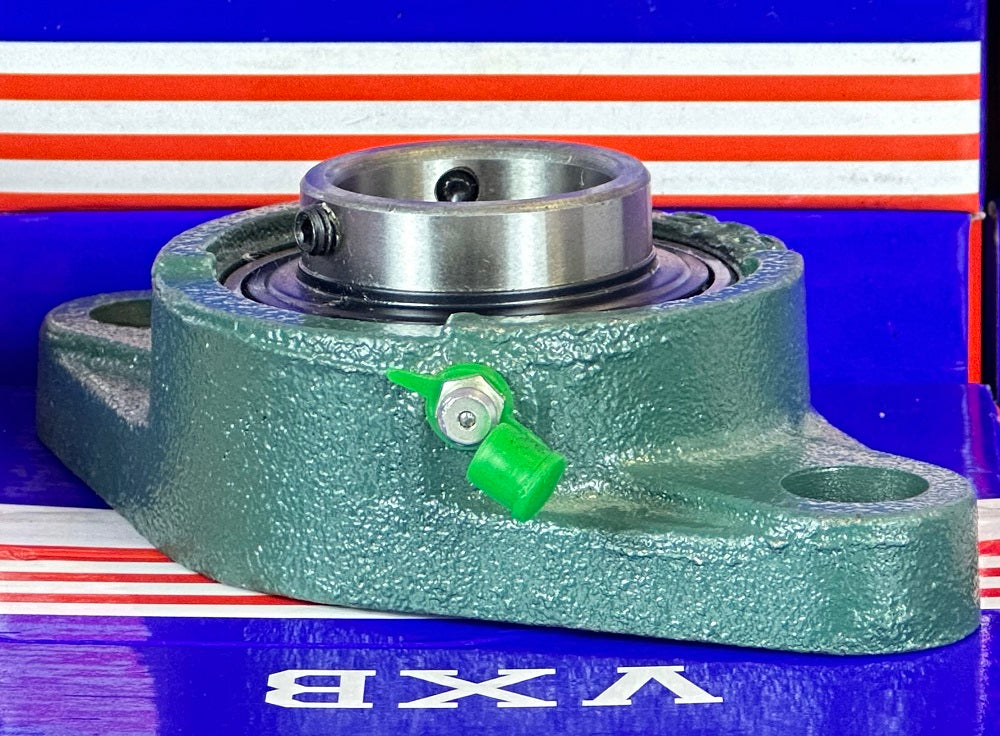 1-1/4" Bearing UCFL206-20 - 2-Bolt Flanged Cast Housing Mounted Bearing - fast shipping 🇺🇸