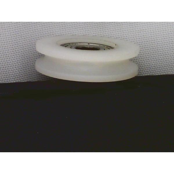 8mm Bore Bearing - 30mm Round Nylon Pulley U-Groove Track Roller Bearing 8x30x9.8mm - fast shipping 🇺🇸