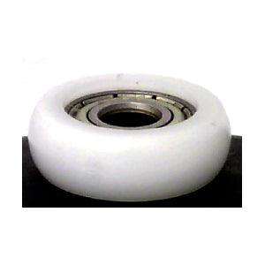 8mm Bore Bearing - 34mm White Plastic Tire 8x34x13mm - fast shipping 🇺🇸