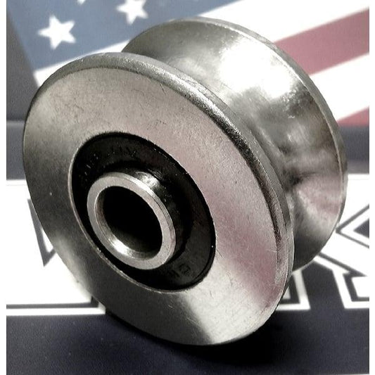 8mm Bore Bearing - 35mm 440C Stainless Steel Pulley U-Groove Track Roller Bearing 8x35x17mm - fast shipping 🇺🇸