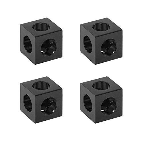 8PCS Black Corner Bracket Cube (20x20x20mm) for 6mm Slot Aluminum Extrusion Profile 2020 Series (Cube Corner-8PCS) - fast shipping 🇺🇸