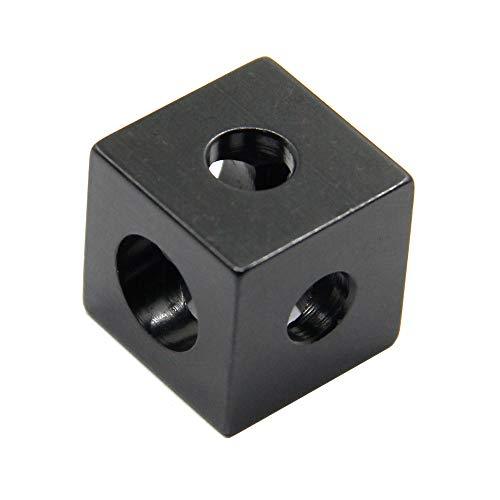 8PCS Black Corner Bracket Cube (20x20x20mm) for 6mm Slot Aluminum Extrusion Profile 2020 Series (Cube Corner-8PCS) - fast shipping 🇺🇸