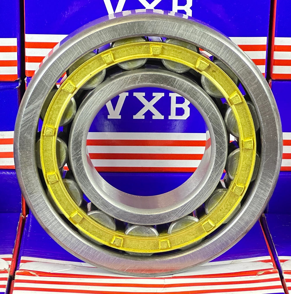 NJ312M Cylindrical Bearing Bronze Cage 60x110x22 Bearing - fast shipping 🇺🇸