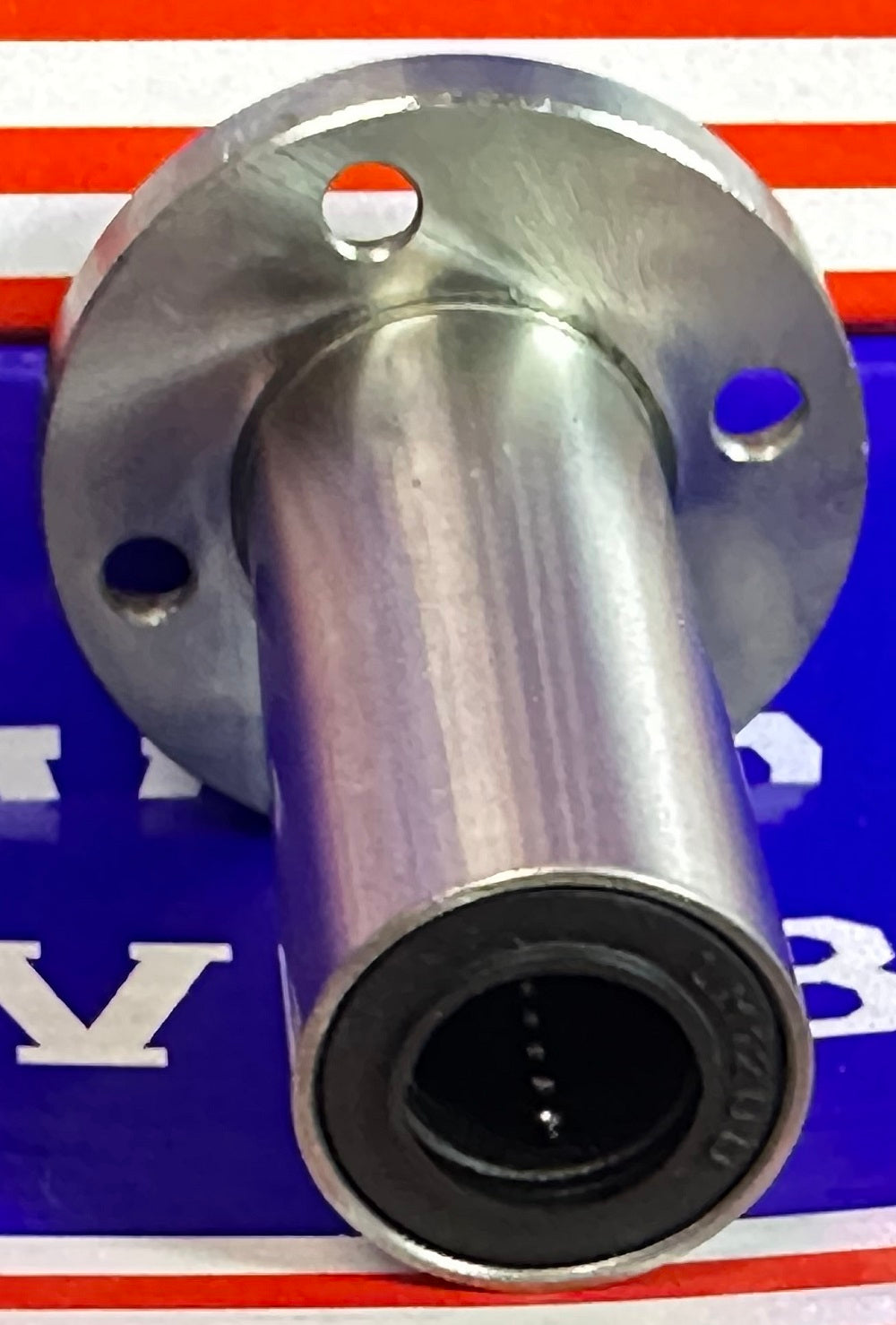 12mm Round Flanged Long Bushing Linear Motion LBF12LUU - fast shipping 🇺🇸