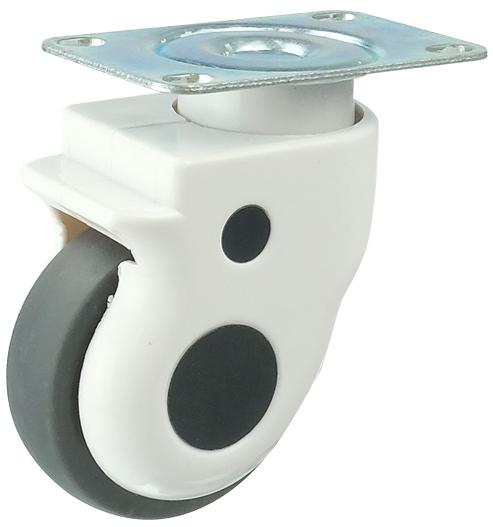 4" 198 Lbs Medical Caster Wheel - Plate TPR - fast shipping 🇺🇸
