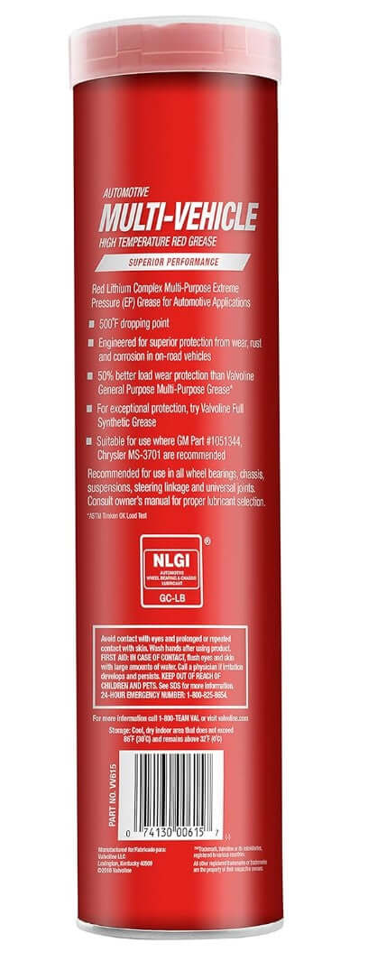 High Temperature Grease - 14.1 OZ Cartridge 0°F to 375°F - fast shipping 🇺🇸