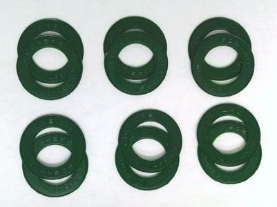 12-Pack Green seals for 608 Bearings - fast shipping 🇺🇸