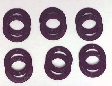 12-Pack Purple seals for 608 Bearings - fast shipping 🇺🇸