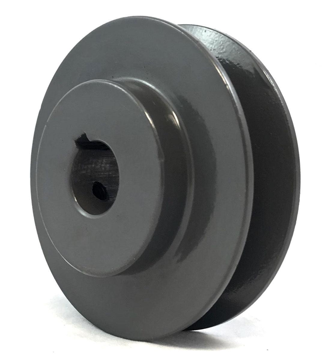 AK46-1" Bore Solid Sheave Pulley - 4.6" OD One Groove Pulley AK46 1" for V-belts size 4L, A, AX, AK46 (OD 4.6" - ID : 1") - fast shipping 🇺🇸