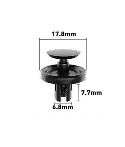 6.8mm Hole Push-in Plastic Rivet Sheet Metal Plugs 6.8x7.7mm - fast shipping 🇺🇸