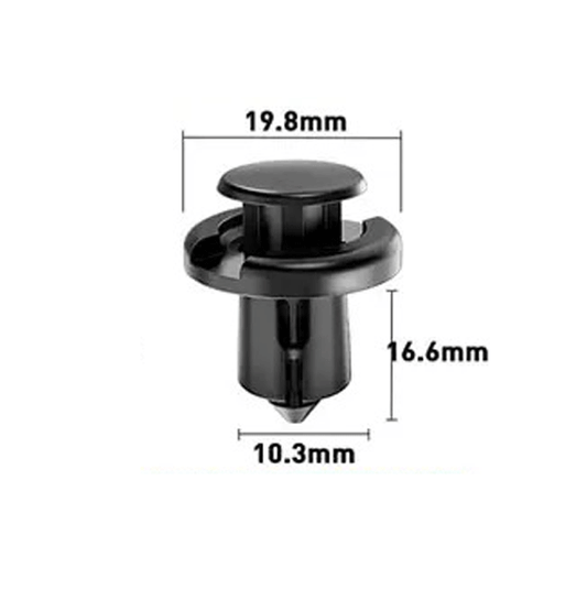 10.3mm Hole Push-in Plastic Rivet 16.6mm Auto Trim Fastener 10.3x16.6mm - fast shipping 🇺🇸