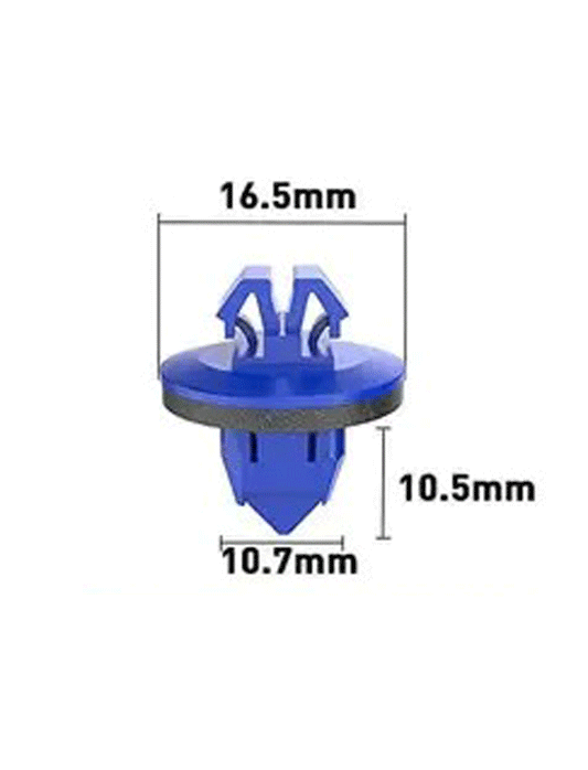 10.7mm Hole Push-in Plastic Rivet Sheet Metal Plugs 10.7x10.5mm - fast shipping 🇺🇸