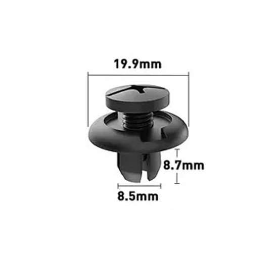 8.5mm Hole Push-in Plastic Rivet 8.7mm Auto Trim Fastener 8.5x8.7mm - fast shipping 🇺🇸