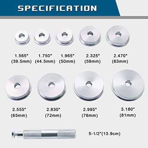 9-Piece Aluminum Seal Driver Kit - Race Seal Installer with Handle - fast shipping 🇺🇸