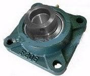 Bearing HCF207-23 1 7/16" Square Flanged Mounted Bearing - eccentric collar - fast shipping 🇺🇸