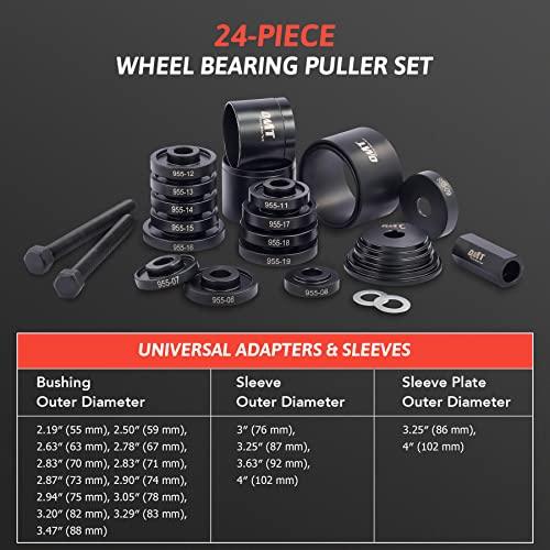 24-Piece Front Wheel Drive Bearing Press Kit - Removal & Installation - fast shipping 🇺🇸