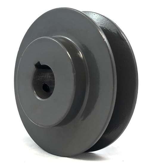 BK45-3/4" ID 3/4" Bore cast iron Solid Pulley - 4.25" OD for V-belts size 4L, 5L (BK4534) - fast shipping 🇺🇸