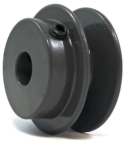 BK50-1/2" Bore Solid Pulley - 5" OD for V-belts cast iron size 4L, 5L - fast shipping 🇺🇸