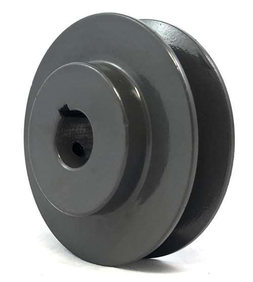 BK50-5/8" Bore Solid Pulley - 5" OD for V-belts cast iron size 4L, 5L - fast shipping 🇺🇸