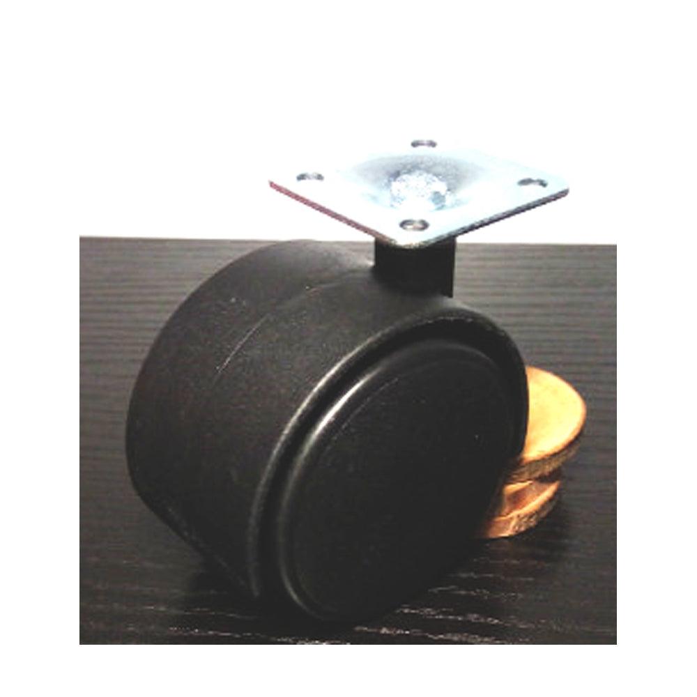 10-Pack Black Plastic Caster Wheel 2 Inch - Plate Caster - 75lb. Load Rating- - fast shipping 🇺🇸