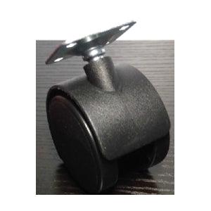 10-Pack Black Plastic Caster Wheel 2 Inch - Plate Caster - 75lb. Load Rating- - fast shipping 🇺🇸