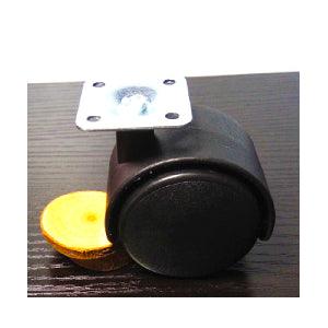 10-Pack Black Plastic Caster Wheel 2 Inch - Plate Caster - 75lb. Load Rating- - fast shipping 🇺🇸