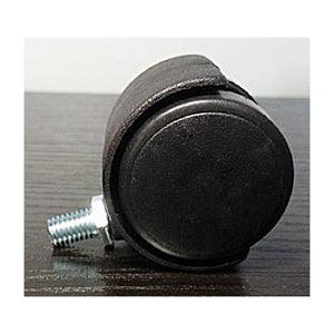 Black Plastic Chair 1.5" Caster Wheel - M8 Screw Threaded Stem - fast shipping 🇺🇸