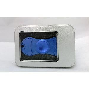 Blue Aluminum Dual Fidget Hand Spinner Toy 42Q - fast shipping 🇺🇸