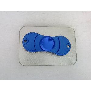 Blue Aluminum Dual Fidget Hand Spinner Toy 42Q - fast shipping 🇺🇸