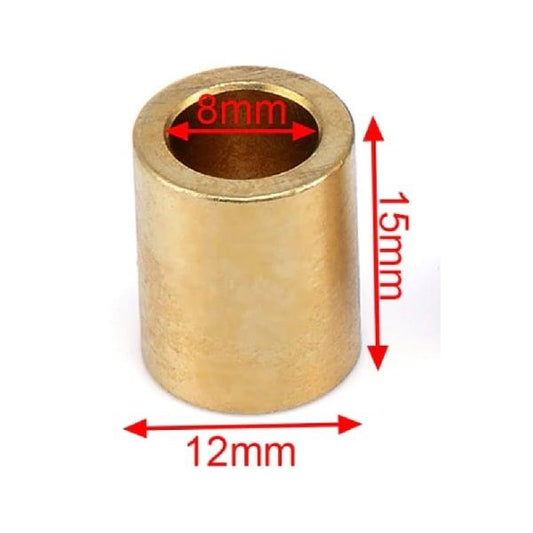 Brass Linear Motion 8mm Bushing 8x12x15mm - fast shipping 🇺🇸