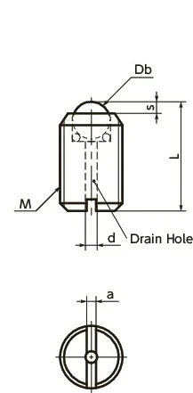 BRUSP-16-P Set Screw Type Ball Transfer Unit for Upward, Downward, & Sideward Applications - fast shipping 🇺🇸