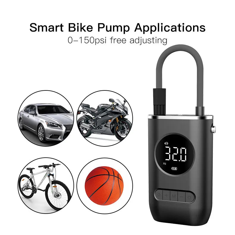 Car Portable Tire Inflator Wireless/Cordless USB-C Rechargeable Battery Operated - fast shipping 🇺🇸