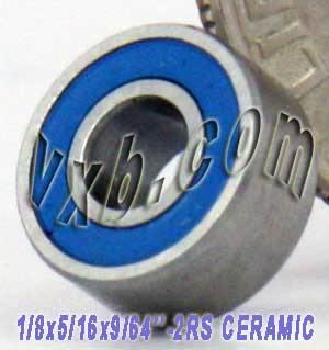 Ceramic Sealed Bearing 1/8" x 5/16x9/64 inch Miniature - fast shipping 🇺🇸