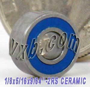 Ceramic Sealed Bearing 1/8" x 5/16x9/64 inch Miniature - fast shipping 🇺🇸
