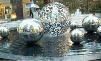 Christmas Decoration 7" Stainless Steel Mirror Shiny Ball - fast shipping 🇺🇸