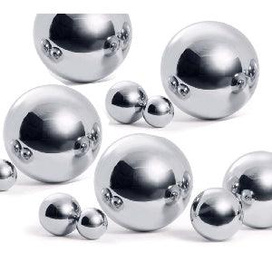 Christmas Tree Decoration 100mm Stainless Steel Mirror Shiny Ball - fast shipping 🇺🇸