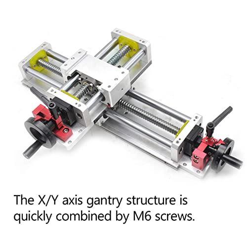 CNC Manual Slide Stage Linear Stage Actuator 600mm Ballscrew 1605 Optical Axis Linear Rail Guide C7 - Ruler for CNC Router Controller Y-Axis Stage - fast shipping 🇺🇸