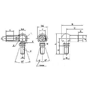 CS12 12mm L-Shape Ball Joint Rod End Bearing - fast shipping 🇺🇸