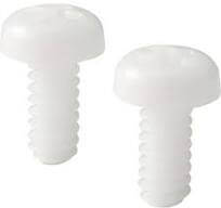 SPA-4-40-3/4-P Plastic Screw - Cross Recessed Pan Head Machine Screw - RENY - Inch Thread - fast shipping 🇺🇸