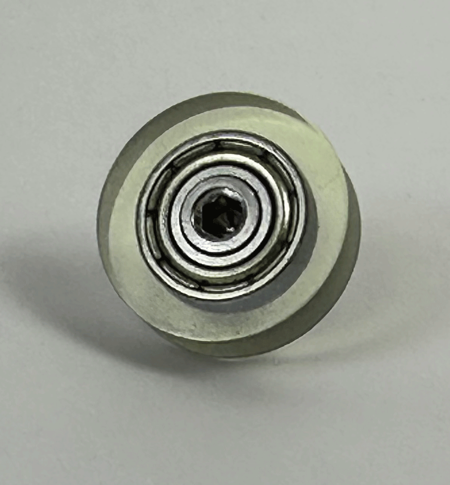 PU3x12x3ZZ GREEN PU Covered Bearing M3 Stud - fast shipping 🇺🇸