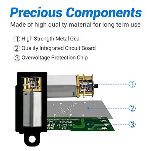 Electric Micro Linear Actuator 12V - 2" Stroke, 64N/14.4lb, Speed 0.6inch/s Mini Waterproof Motion Actuator Small 12 V DC, w/Mounting Brackets, for Sofa Massage Recliner TV Table Cabinet Window Lift - fast shipping 🇺🇸