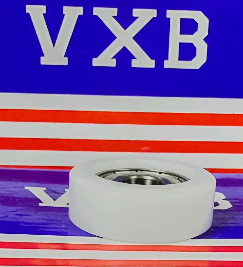 Acetal/POM Plastic Bearing 5x18x5mm Double Shielded White Bearing - fast shipping 🇺🇸
