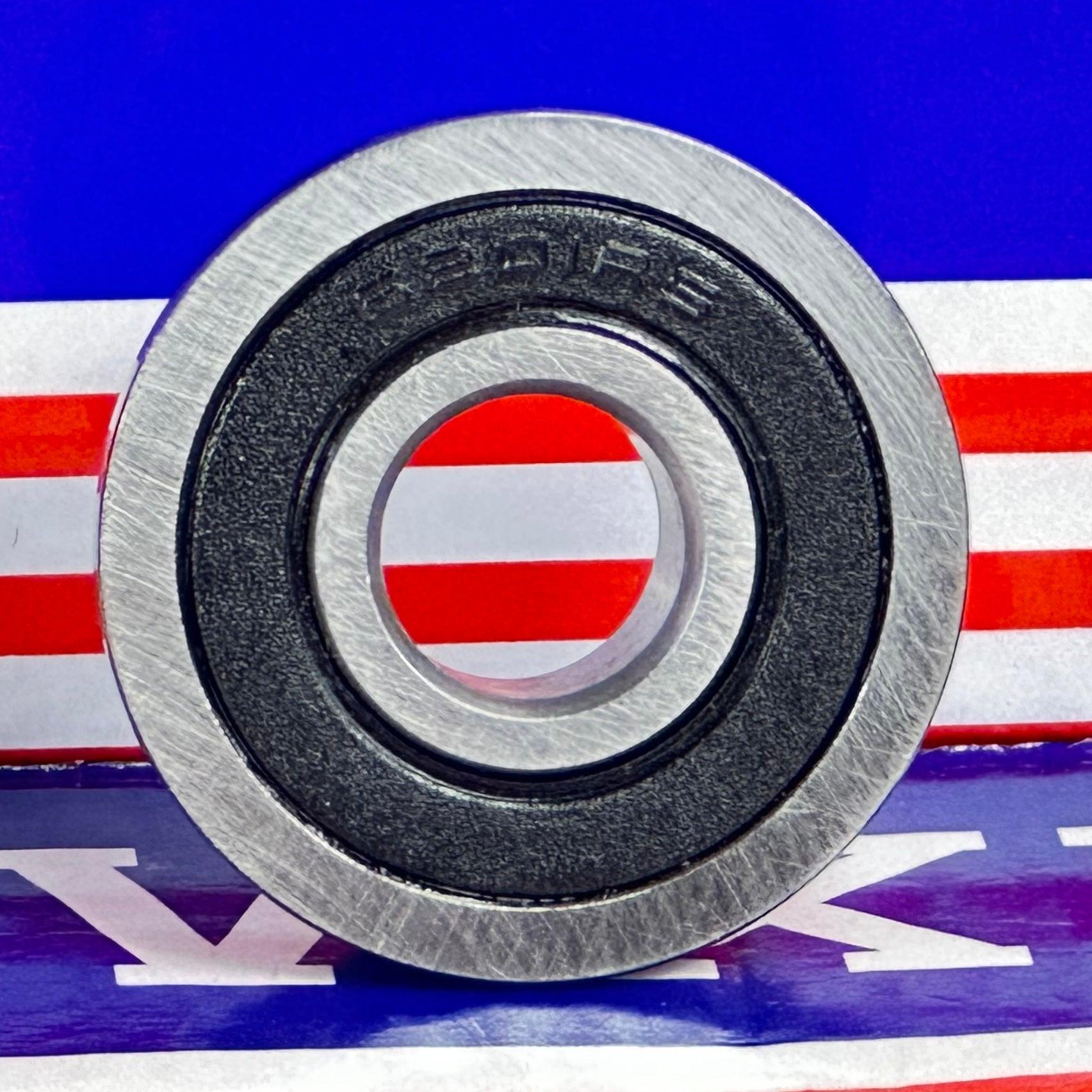 F6201-2RS Flanged Sealed Miniature Bearing 12x32x10mm - fast shipping 🇺🇸