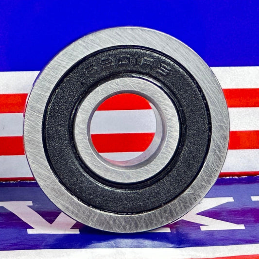 F6201-2RS Flanged Sealed Miniature Bearing 12x32x10mm - fast shipping 🇺🇸