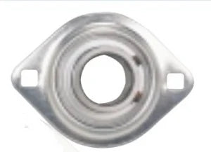 FHPFLZ207-35mm Bearing Flange Pressed Steel 2 Bolt 35mm - fast shipping 🇺🇸