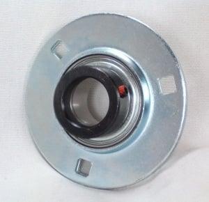 FHPFZ206-20 Flange Pressed Steel 3 Bolt 1-1/4" Bearing - fast shipping 🇺🇸