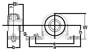 FHPPZ206-17-IL Pillow Block Pressed Steel 1 1/16 Inch Bearing - fast shipping 🇺🇸