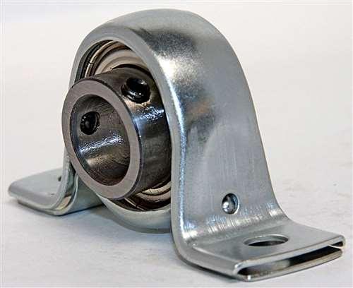 FHPRZ202-15mm-IL Pillow Block Rubber Cushioned Pressed 15mm Bearing - fast shipping 🇺🇸