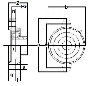 FHSFX204-20mmG Bearing Flange Ductile 2 Bolt 20mm - fast shipping 🇺🇸