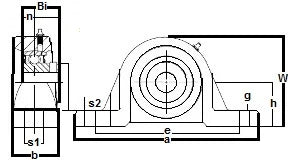 FHSP205-12 Pillow Block Standard Shaft Height 3/4 Bearing - fast shipping 🇺🇸